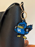 Bluebird Seed Bead Bag Charms