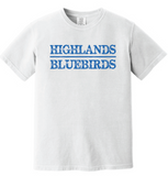 Highlands Bluebirds T-shirt (adult)