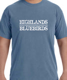 Highlands Bluebirds T-shirt (adult)
