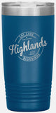 Highlands Stainless Steel Etched Tumbler