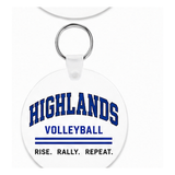Highlands Volleyball Keyring