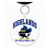 Highlands Volleyball Keyring