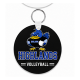 Highlands Volleyball Keyring