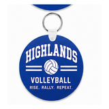 Highlands Volleyball Keyring
