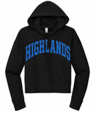 Highlands Graphic Cropped Hoodie