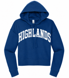 Highlands Graphic Cropped Hoodie