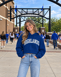 Highlands Graphic Cropped Hoodie