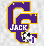 Personalized Sports Door Sign | Tada Custom Creations