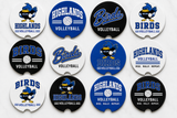 Highlands Volleyball Car Coasters (Set of 2)