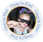 21st Birthday Sorority Girl Party Stickers