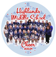 HMS Cheer Season Accomplishments Ornament