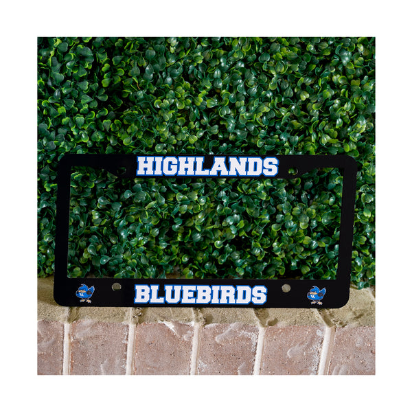 Highlands Bluebirds Custom/Personalized License Plate Surround