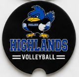 Highlands Volleyball Car Coasters (Set of 2)