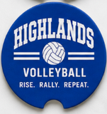 Highlands Volleyball Car Coasters (Set of 2)