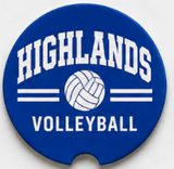 Highlands Volleyball Car Coasters (Set of 2)
