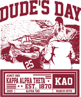 Theta Dude's Day T-shirts (orders due March 15)