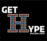 Highlands Cheer GET HYPE Apparel (kilt H design)