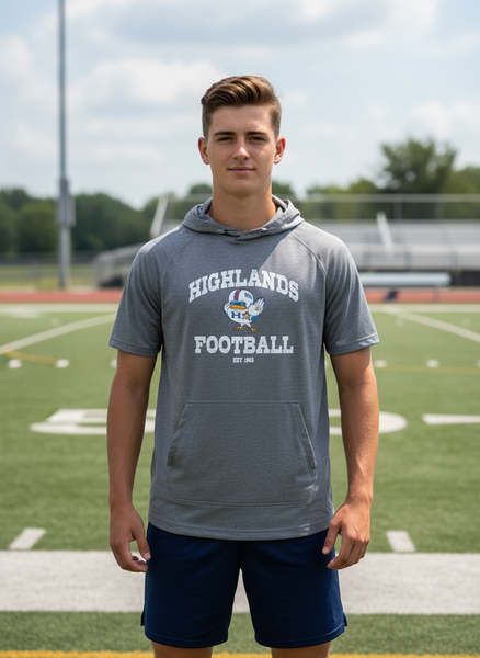Highlands Football Short Sleeved Hoodie