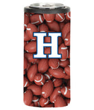 Football Insulated Skinny Can Cooler