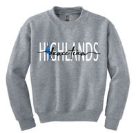 Highlands Dance Team (dancer silhouette) Apparel (Youth)