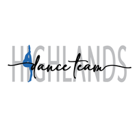 Highlands Dance Team (dancer silhouette) Apparel (toddler/infant)