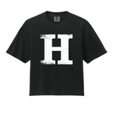 Highlands H Distressed Graphic T-Shirt | Pepper