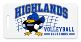 Highlands Volleyball Bag Tag