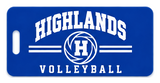 Highlands Volleyball Bag Tag