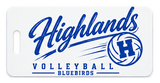 Highlands Volleyball Bag Tag