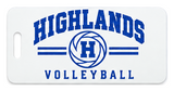 Highlands Volleyball Bag Tag
