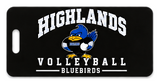 Highlands Volleyball Bag Tag