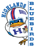 Highlands Hoodies - Highlands Football Bird (side)