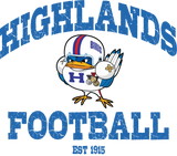 Highlands Hoodies - Highlands Bluebirds Football Bird