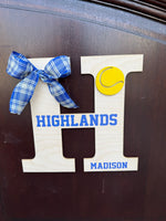 Custom Personalized Wood Cut Door Sign