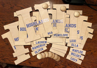 Custom Personalized Wood Cut Door Sign