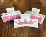 Personalized Hair Claw Clip