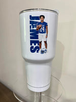 Player Image 30oz Stainless Steel Double Wall Tumbler