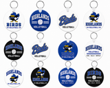 Highlands Volleyball Keyring