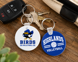 Highlands Volleyball Keyring