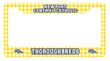 Newport Central Catholic License Plate Surround