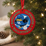 Personalized Highlands Volleyball Ornament