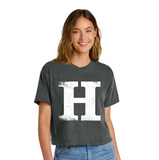 Highlands H Distressed Graphic T-Shirt | Pepper