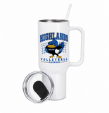 Volleyball 40 oz Handled Hydro Tumbler with Handle