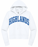 Highlands Graphic Cropped Hoodie