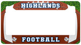 Fall Sports License Plate Surround