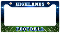 Fall Sports License Plate Surround