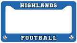 Fall Sports License Plate Surround