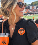 Georgetown College Tigers Game Day Button | 2.25" Football Tailgate Pin