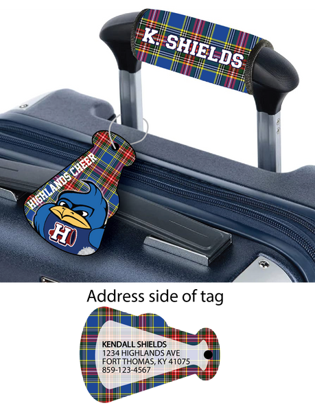 HHS Cheer Luggage Spotter and Bag Tag