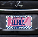 Highlands Bluebirds Custom/Personalized License Plate Surround